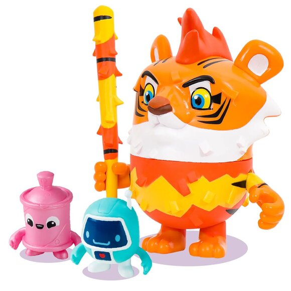 Pinata Smashlings Roblox Pinata Box Mo The Tiger Pinata Character Figure w/Stick - Picture 10 of 11